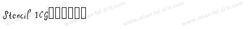 Stencil ICG字体转换